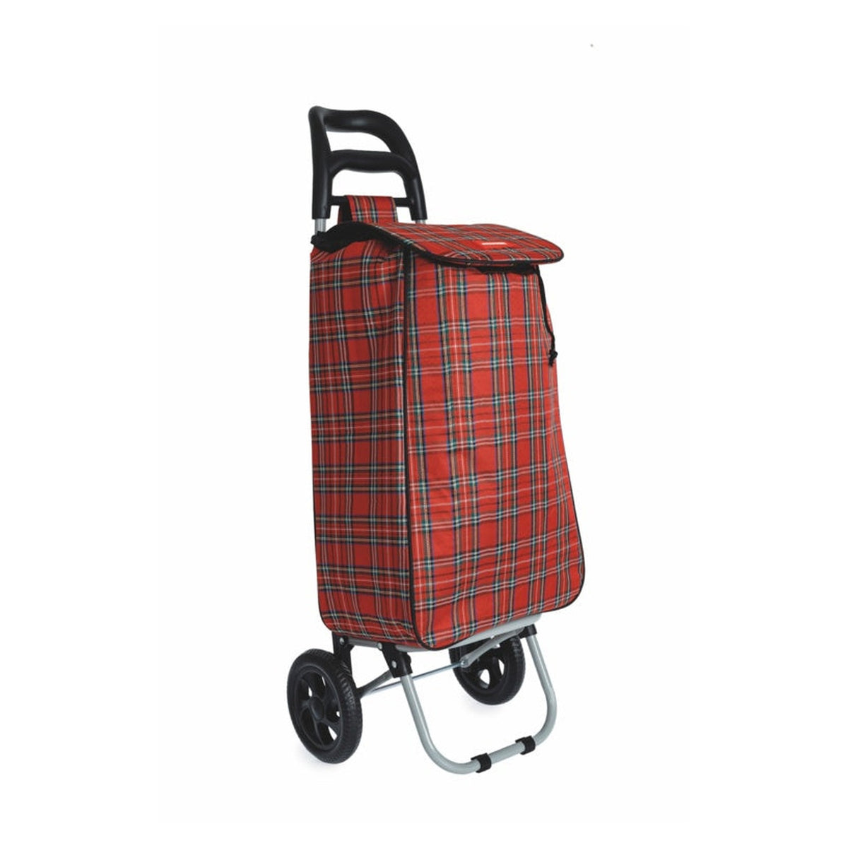 Casa & Casa 2 wheel tartan shopping trolley