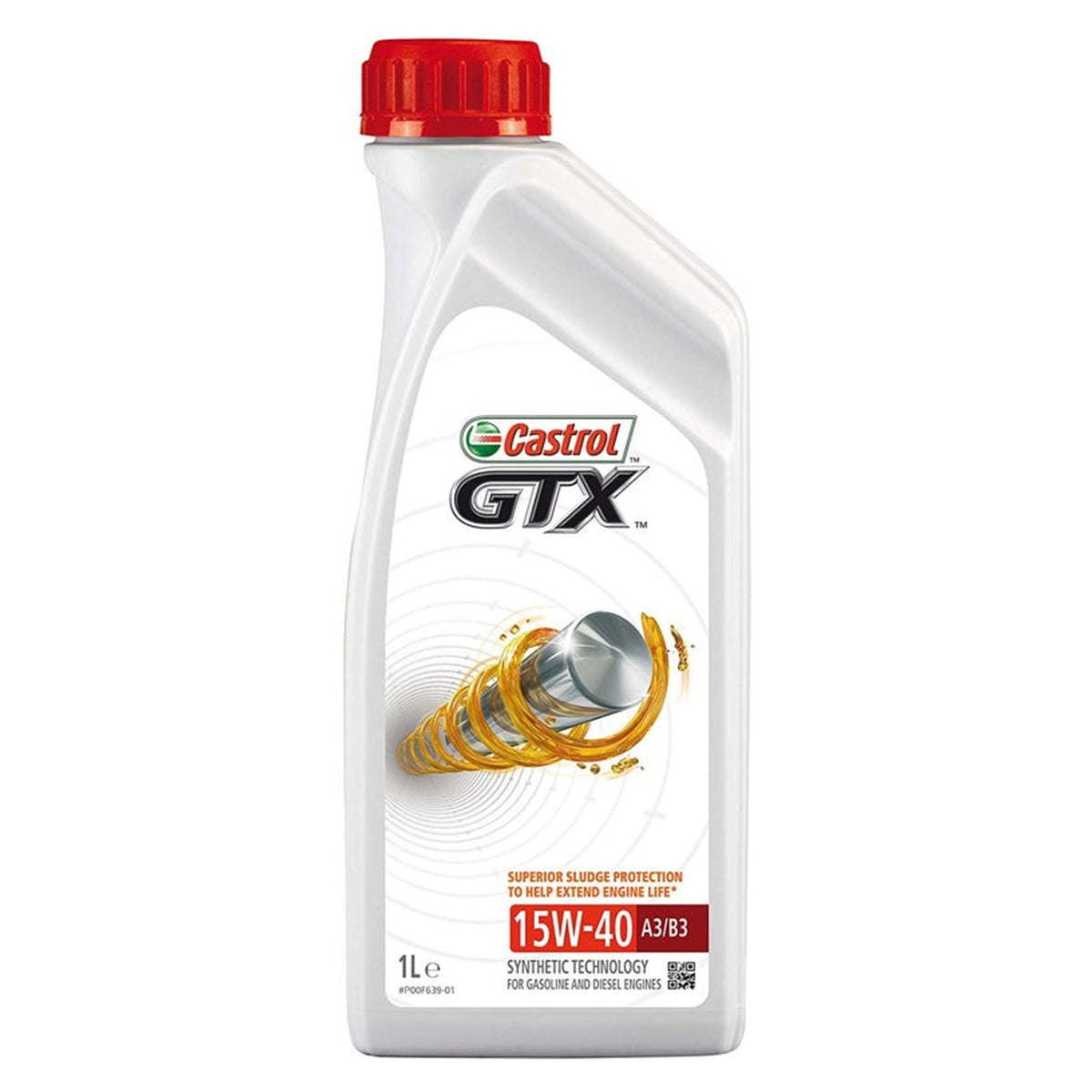 Castrol GTX 15W-40 Ultraclean 1L bottle