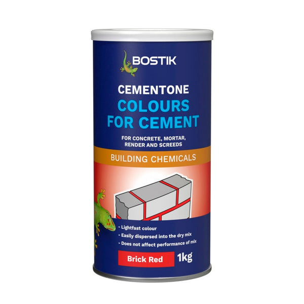 Cementone Colours for Cement 1kg in Brick Red