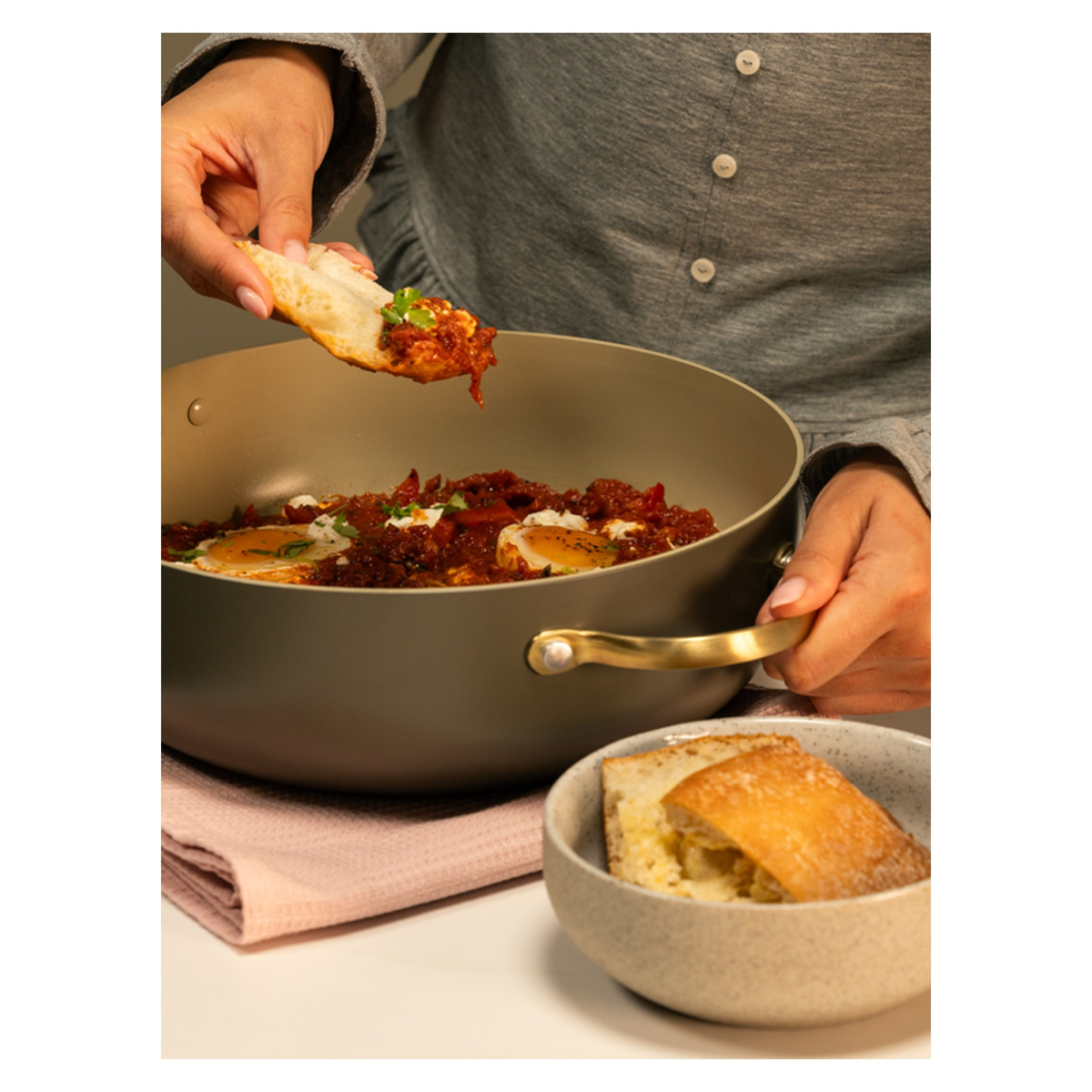 Ceramic Edition Multi Pan 26cm - Urban Olive, view 4