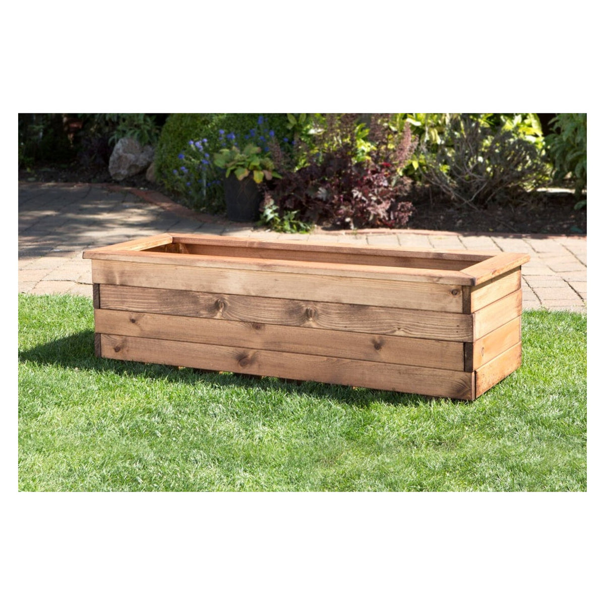 Charles Taylor extra large wooden trough planter 109cm