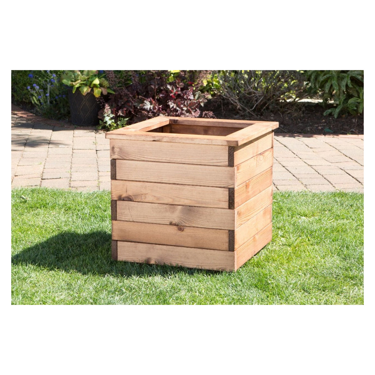 Charles Taylor large square wooden planter