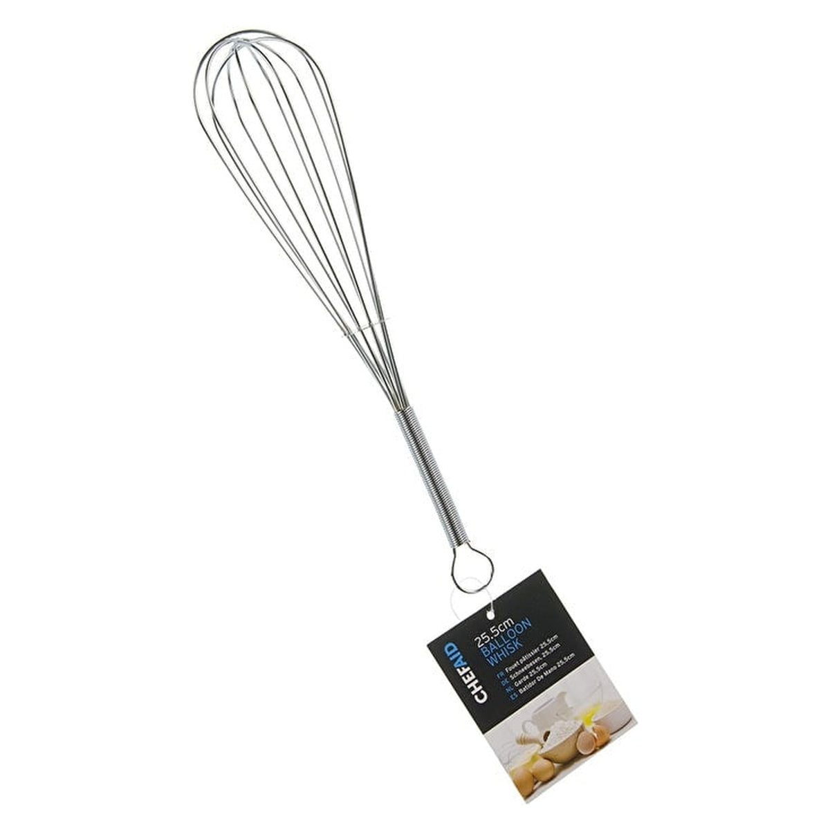 Chef Aid 25.5cm stainless steel balloon whisk