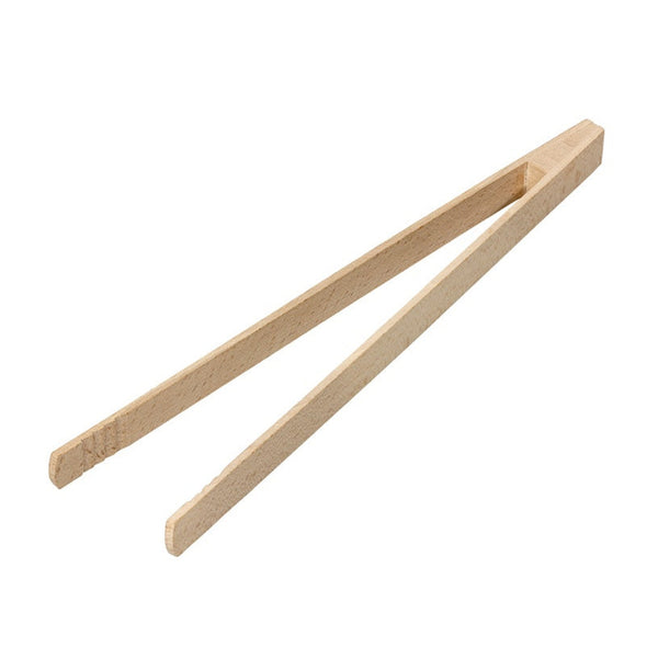 Chef Aid beechwood toast tongs
