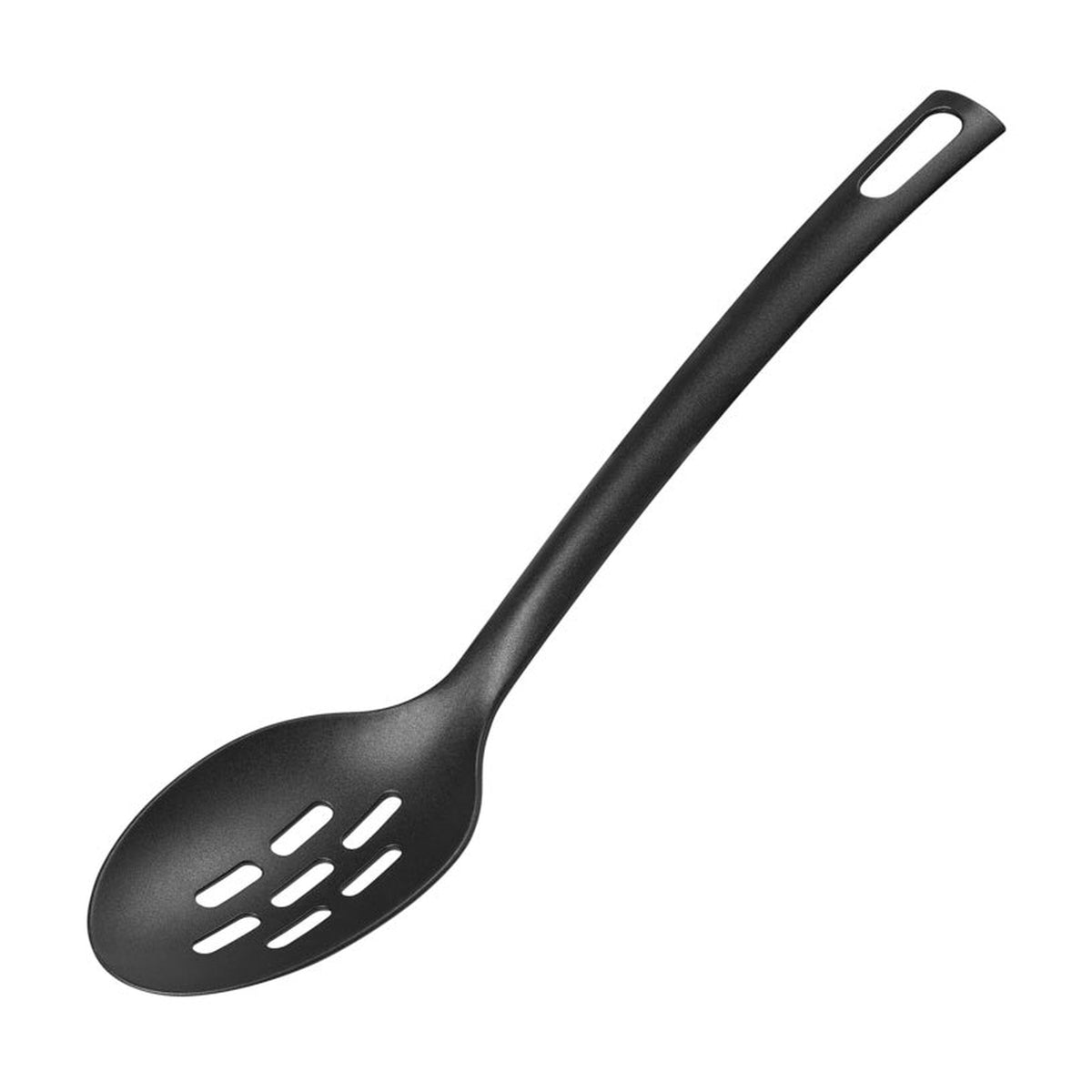 Chef Aid black nylon slotted spoon, view 3