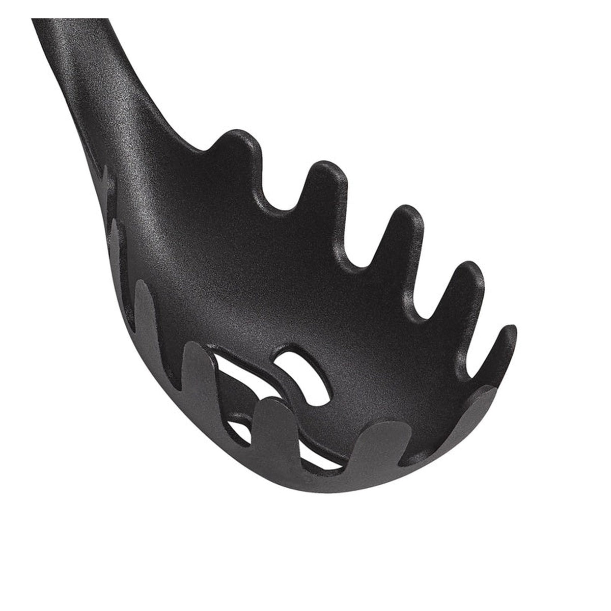 Chef Aid black nylon spaghetti ladle, view 4