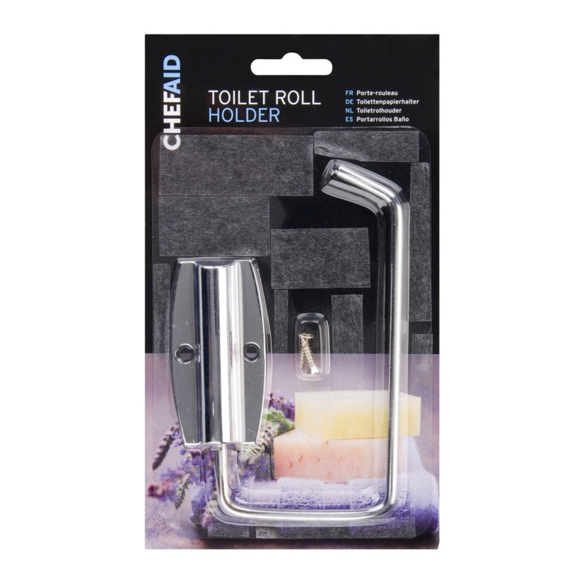 Chef Aid die cast toilet roll holder, view 2