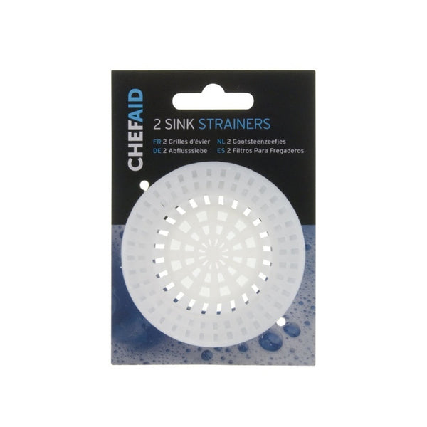 Chef Aid plastic sink strainers set of 2