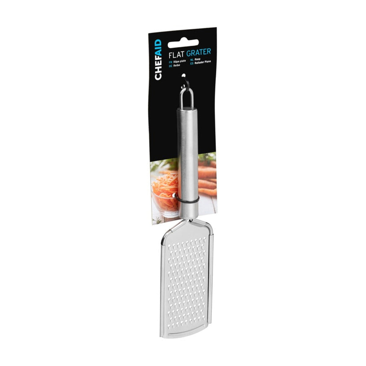 Chef Aid stainless steel flat grater, view 2