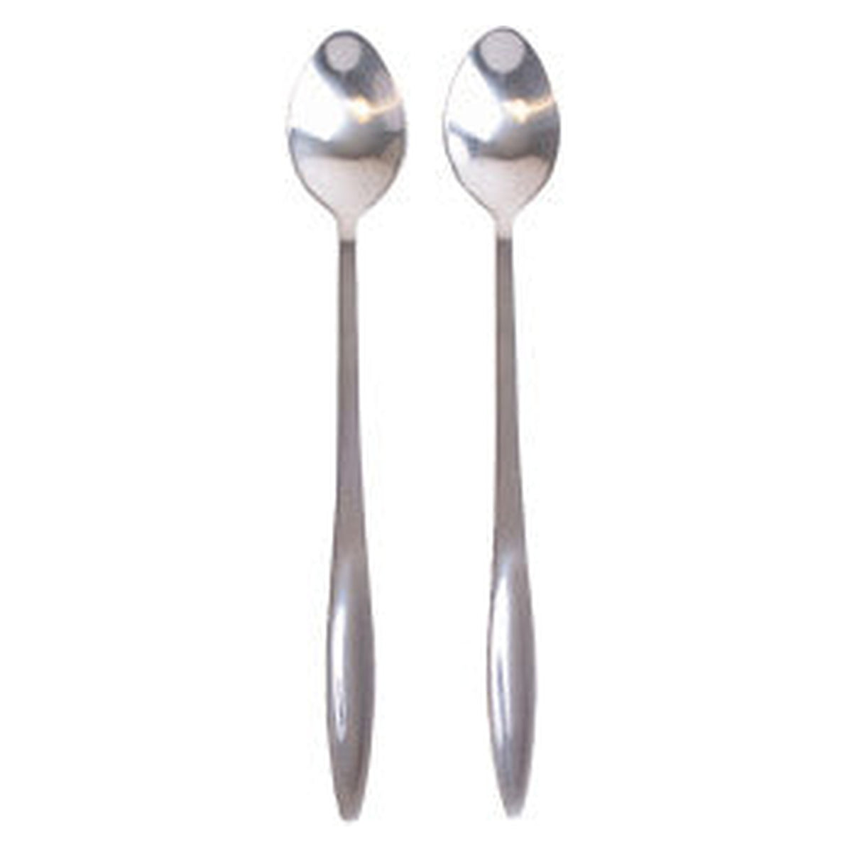 Chef Aid stainless steel long handled spoons 2 pack