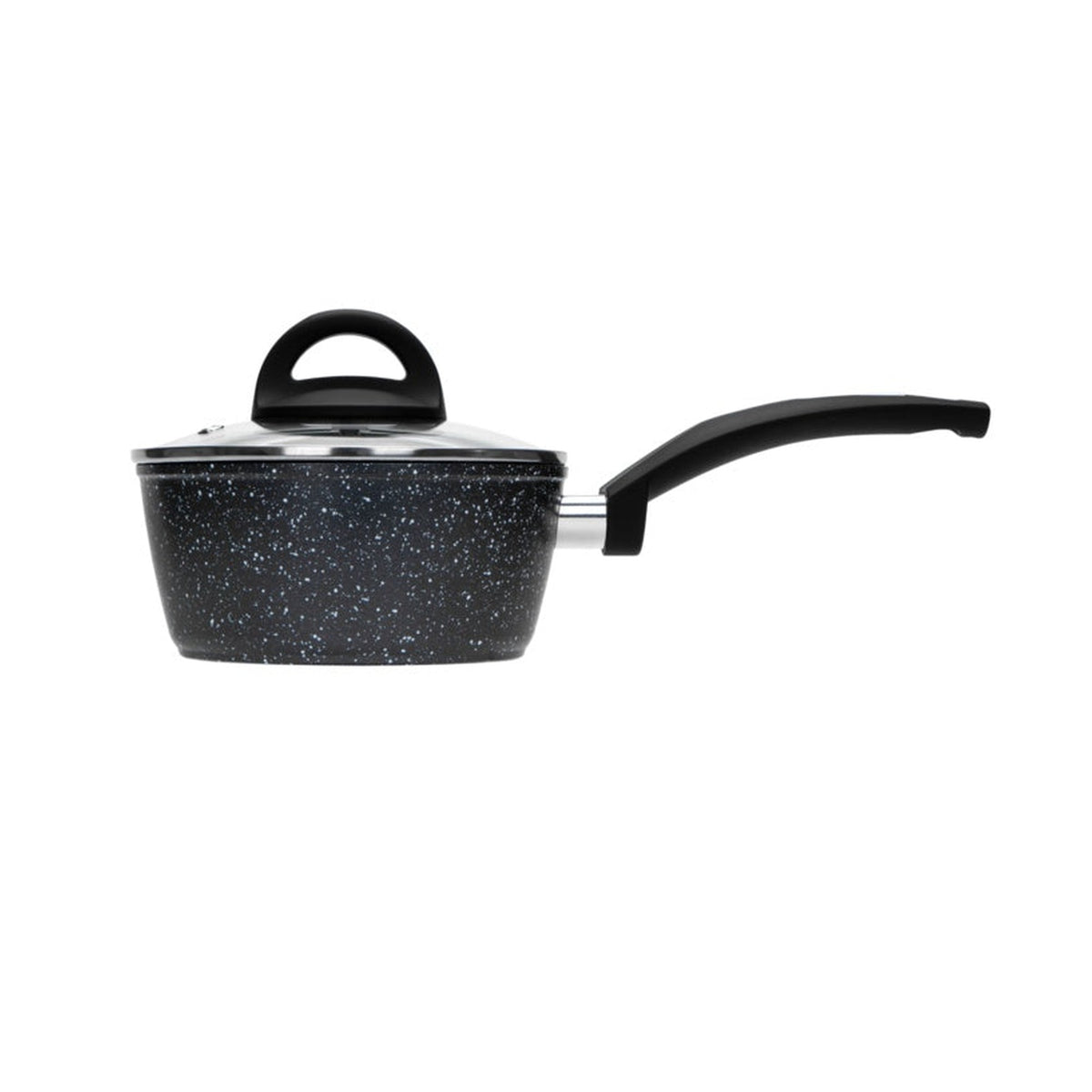 Chefs Choice Pro Forged 18cm marble saucepan with glass lid, view 2