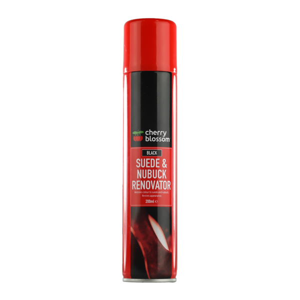 Cherry Blossom suede and nubuck renovator in black, 200ml
