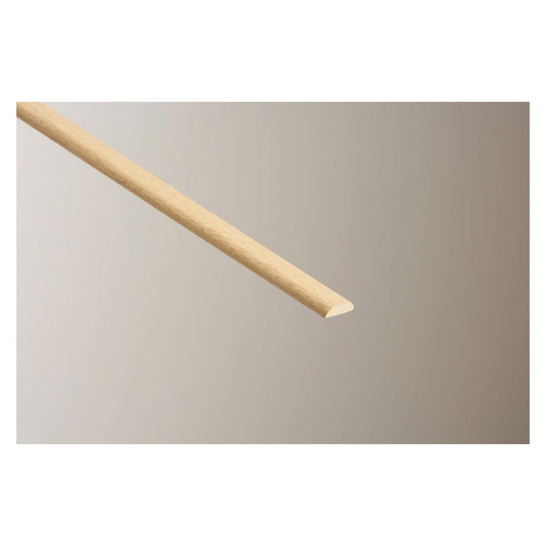 Cheshire Mouldings D moulding, light hardwood, 6 x 18mm