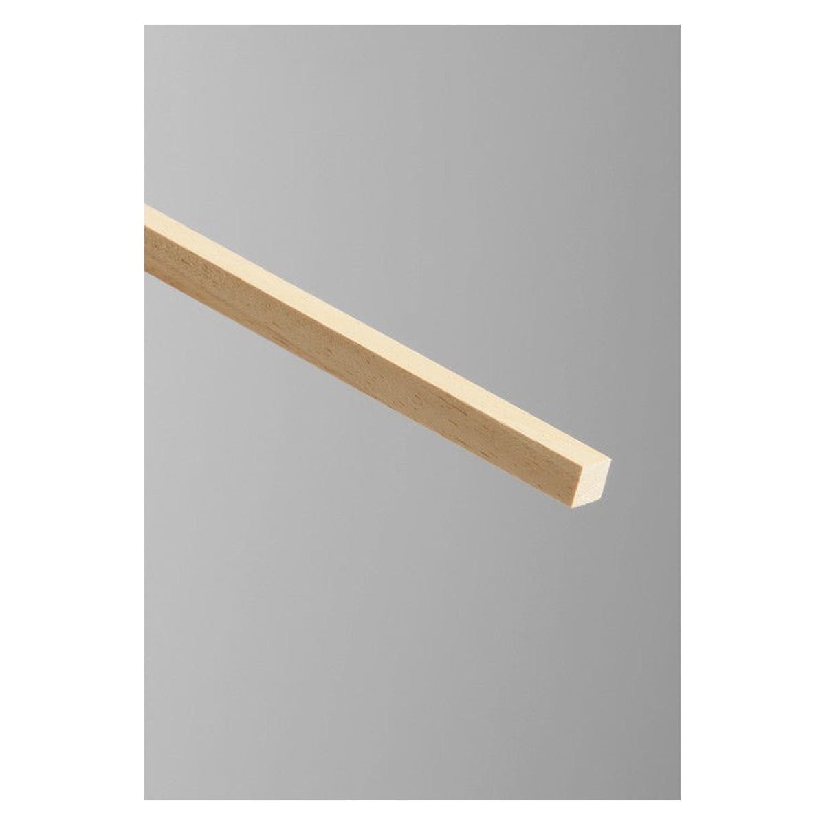 Cheshire Mouldings light hardwood PSE stripwood 9 x 9mm 2.4m