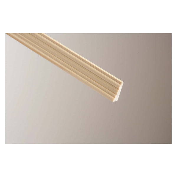 Cheshire Mouldings pine barrel mid moulding, 34 x 12mm x 2.4m