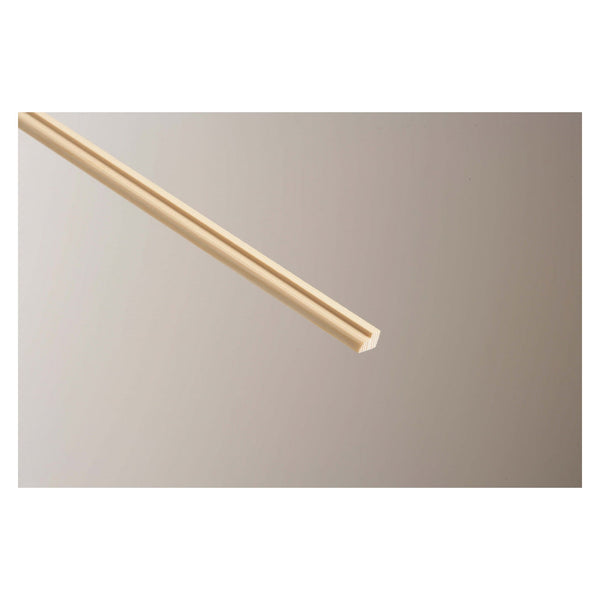 Cheshire Mouldings pine glass bead 9 x 12mm x 2.4m