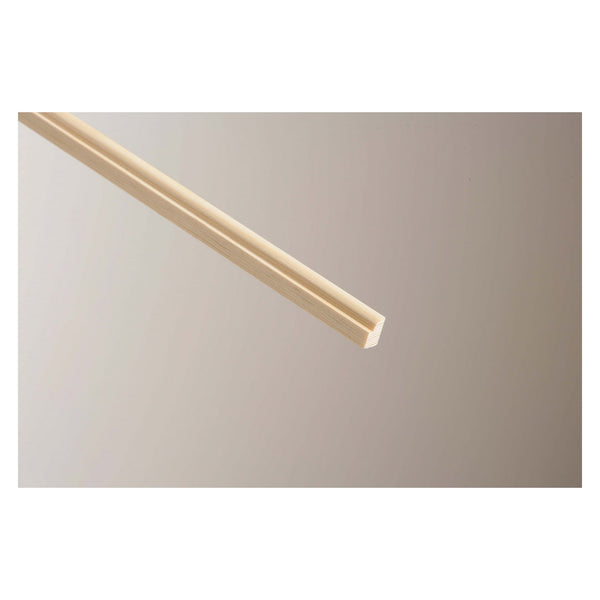 Cheshire Mouldings pine glass bead 9 x 15mm 2.4m