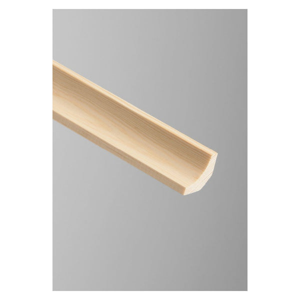 Cheshire Mouldings pine scotia moulding 21 x 21mm, 2.4m
