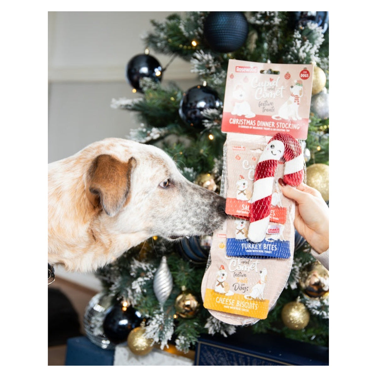 Christmas Dinner Dog Stocking, view 2