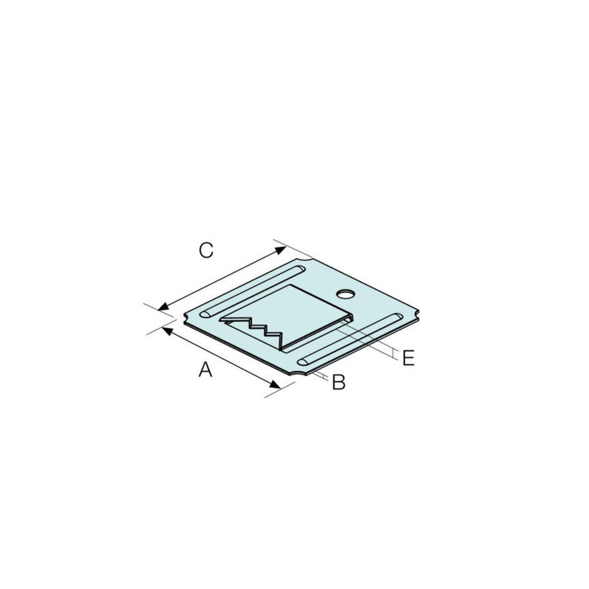 Cladding Clip 2mm - Pack 100