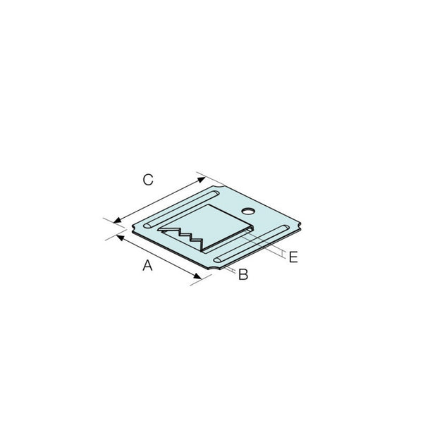 Cladding Clip 2mm - Pack 100