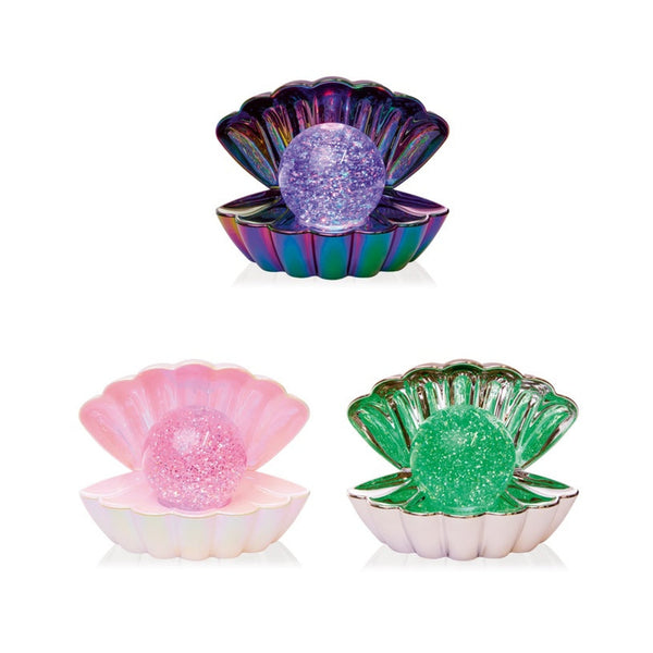 Clam Shell Water Spinner LED Assorted - 18cm