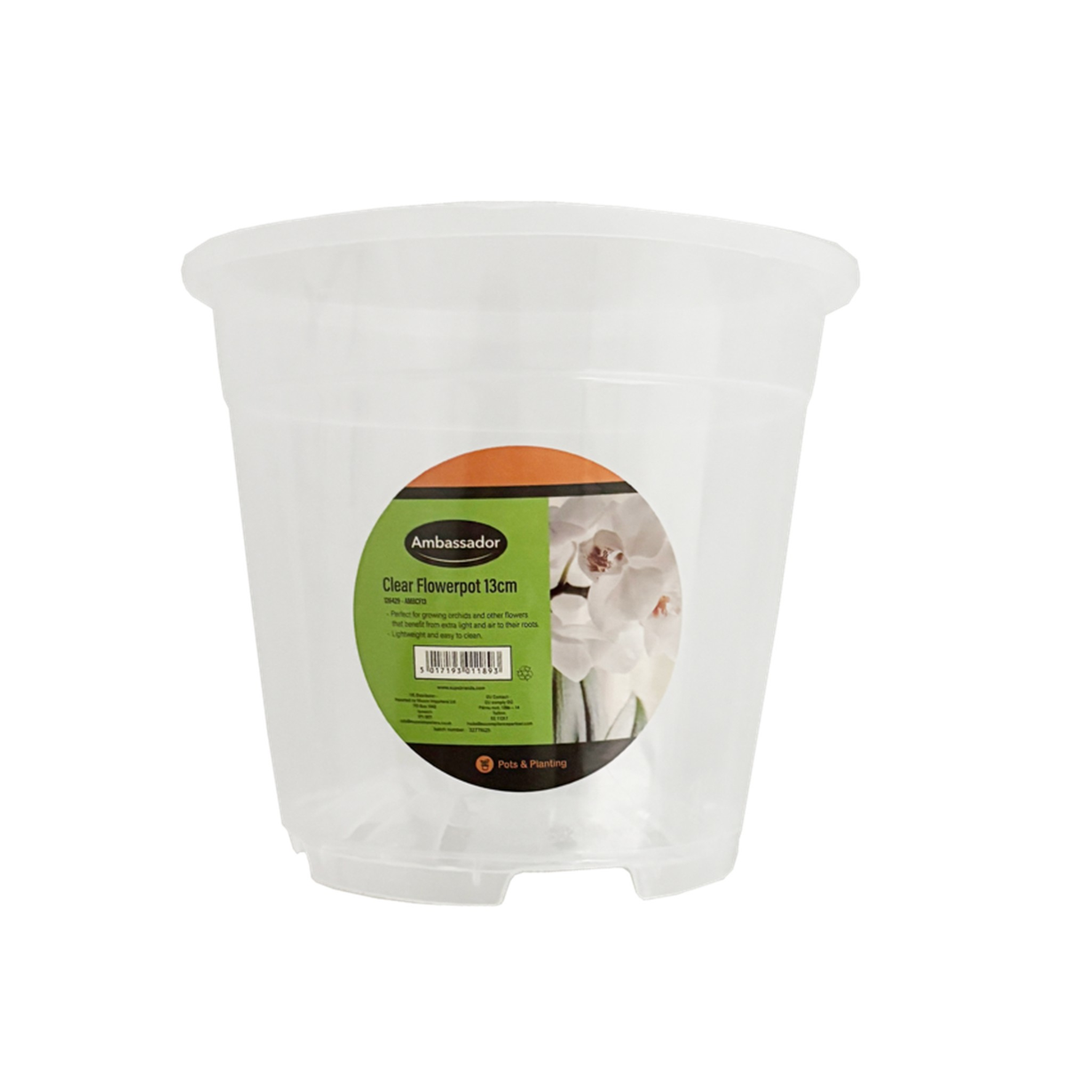 Clear Flowerpot - 13cm