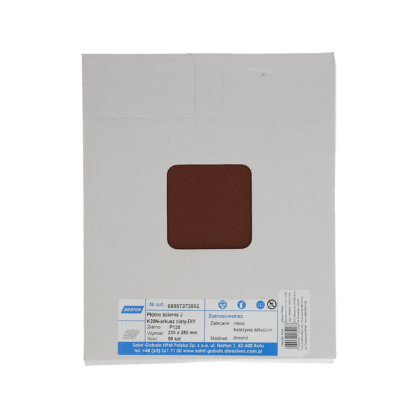 Cloth Sanding Sheets P120 - 280x230mm