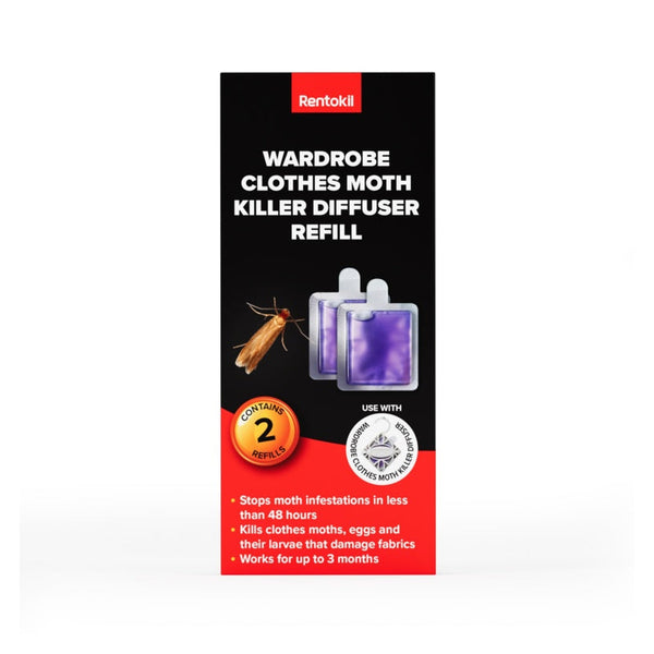 Clothes Moth Killer Diffuser Refill - Twin Pack