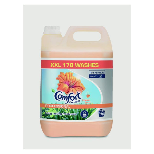 Comfort Concentrated Fabric Softener 5L Sensorial Burst