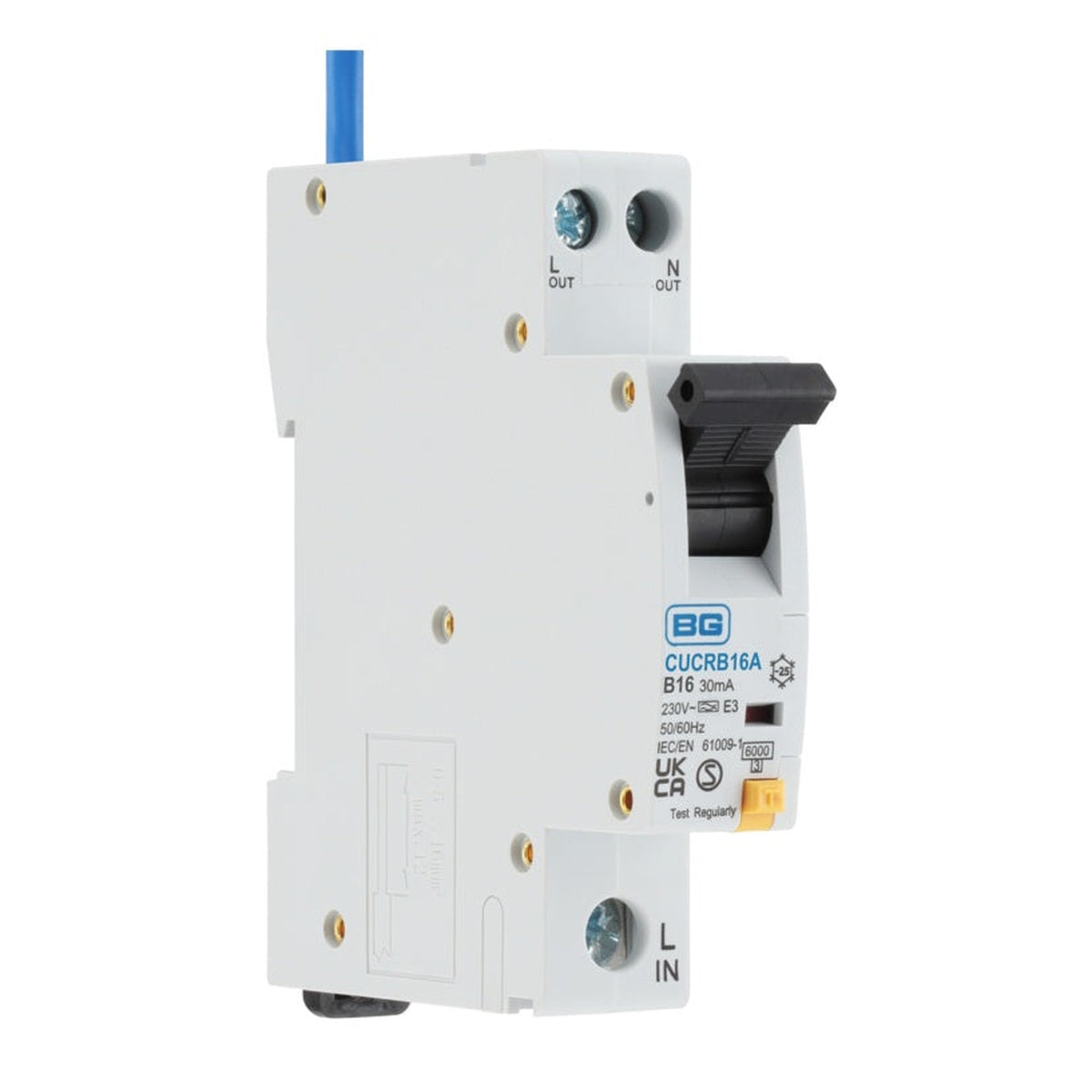 Compact RCBO Type 1 B Curve 16a, view 6