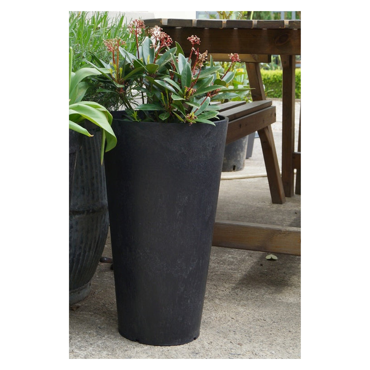 Concerto Planter - 66cm Slate, view 2