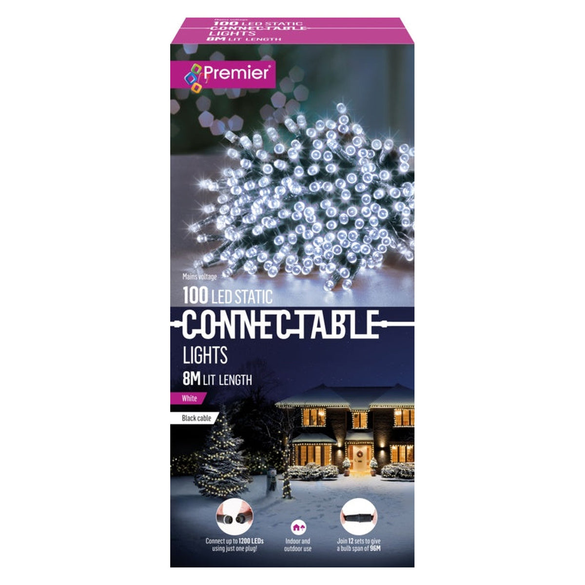 Connectable Lights 100 LEDS - White