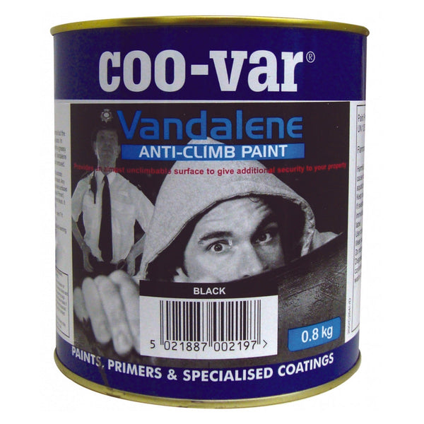 Coo-Var Vandalene anti-climb paint black 2kg