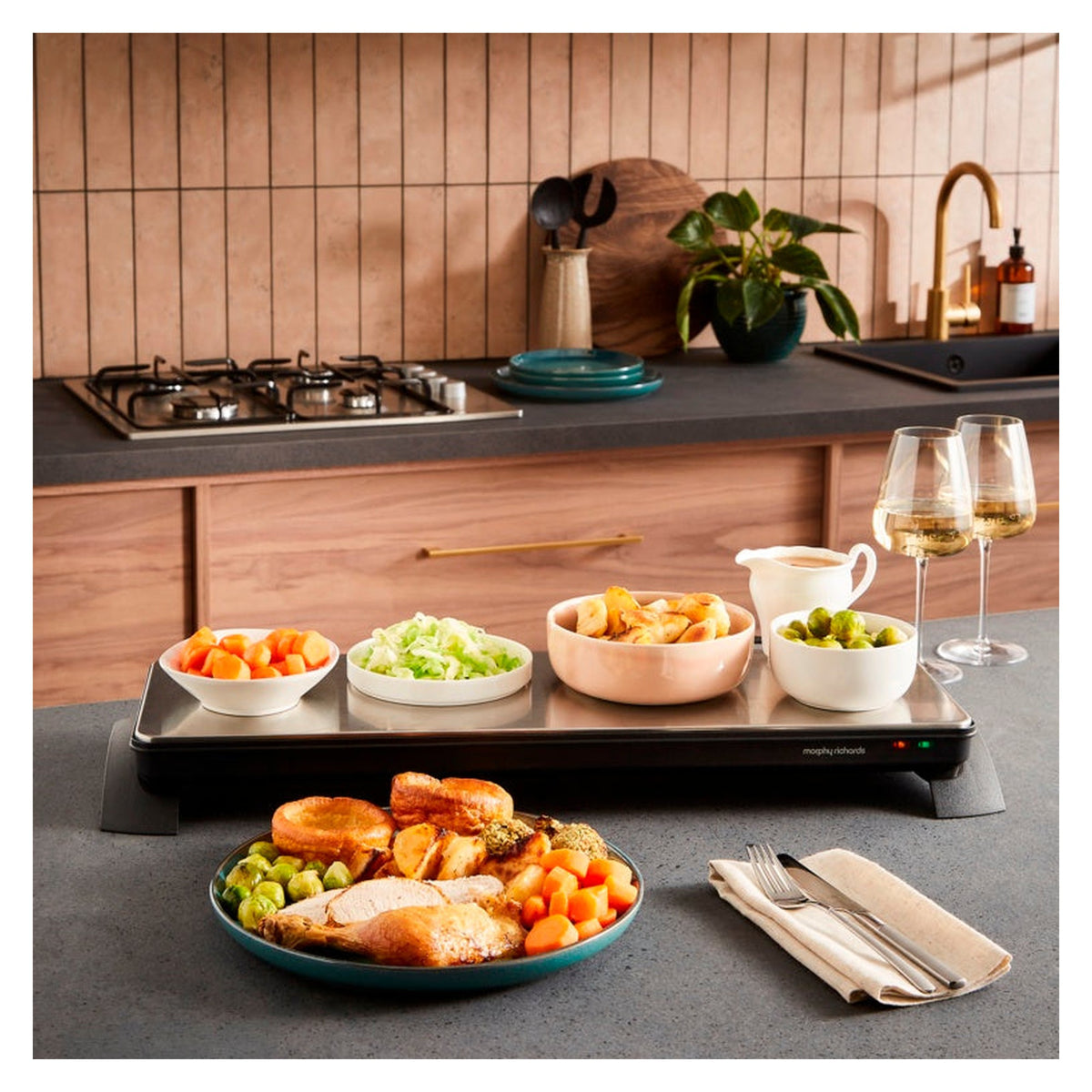 Cordless Warming Tray - 800w, view 4
