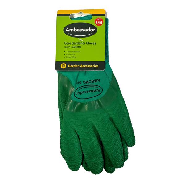 Core Gardener Green Gloves - 8/M
