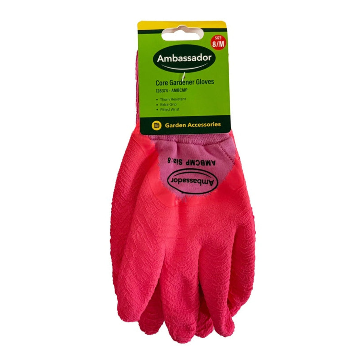 Core Gardener Pink Gloves - 8/M