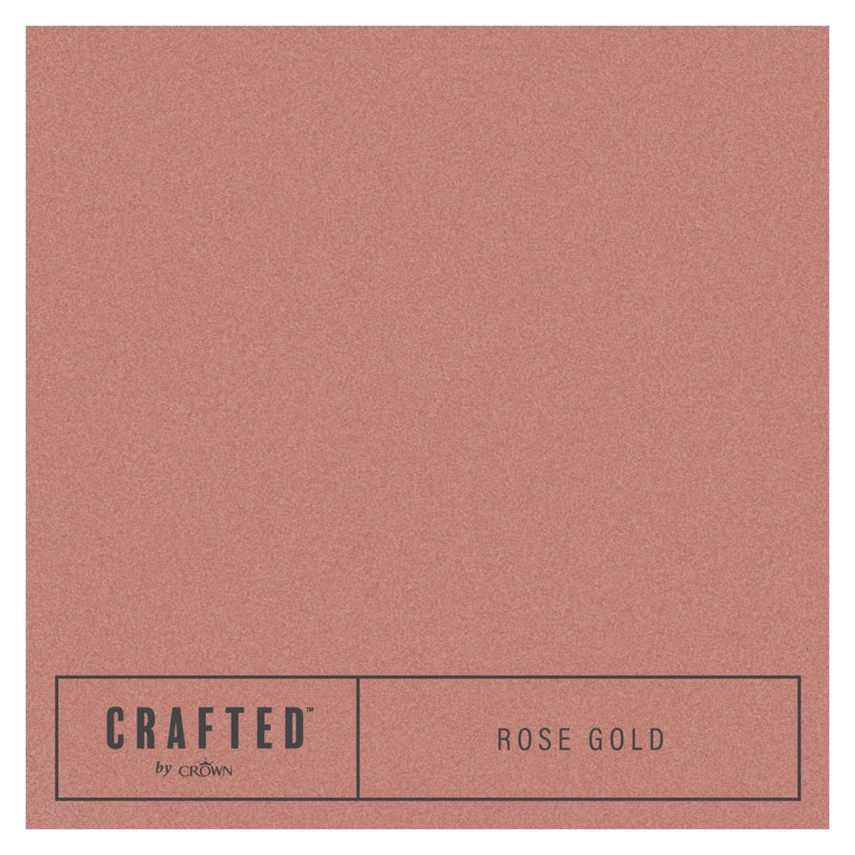 Crown Crafted Lustrous Metallic paint 1.25L in Rose Gold, view 2
