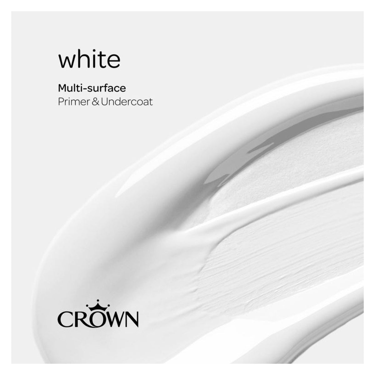 Crown Multi Surface Primer and Undercoat 2.5L white tin, view 3