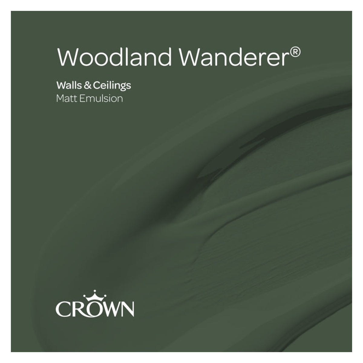 Crown Walls and Ceilings Matt 2.5L tin in Woodland Wanderer, view 3