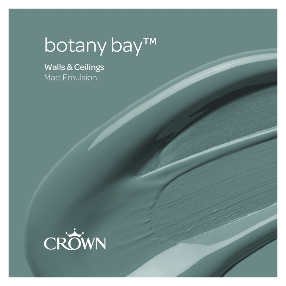 Crown Walls & Ceilings Silk Emulsion 2.5L tin in Botany Bay, view 3