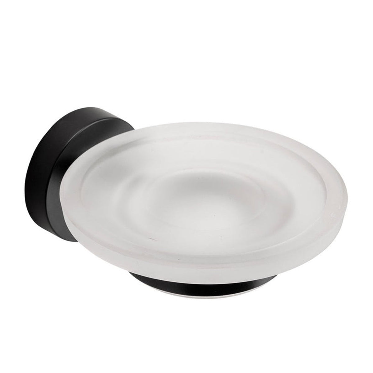 Croydex Flexi Fit matt black soap dish and holder, view 3