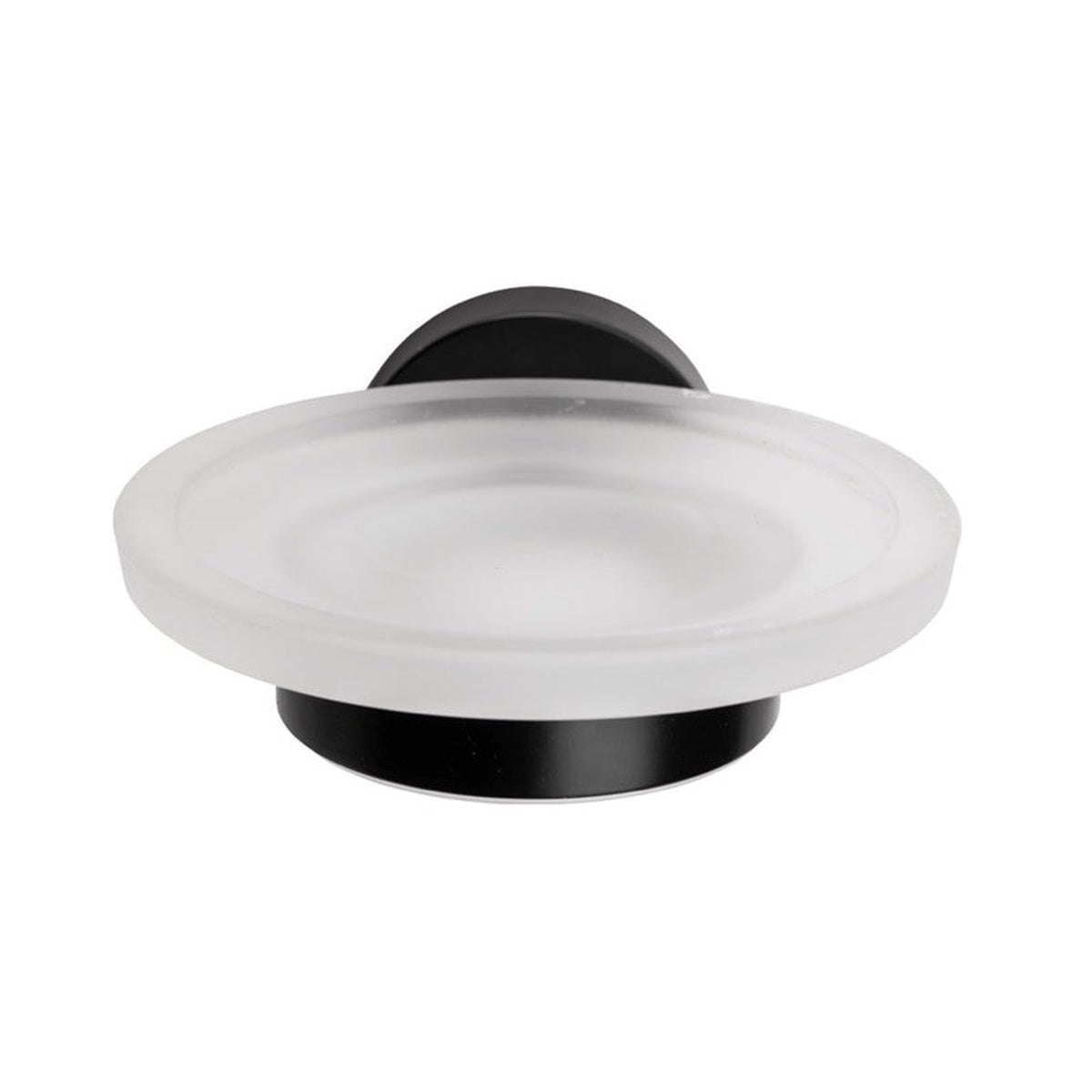 Croydex Flexi Fit matt black soap dish and holder, view 4
