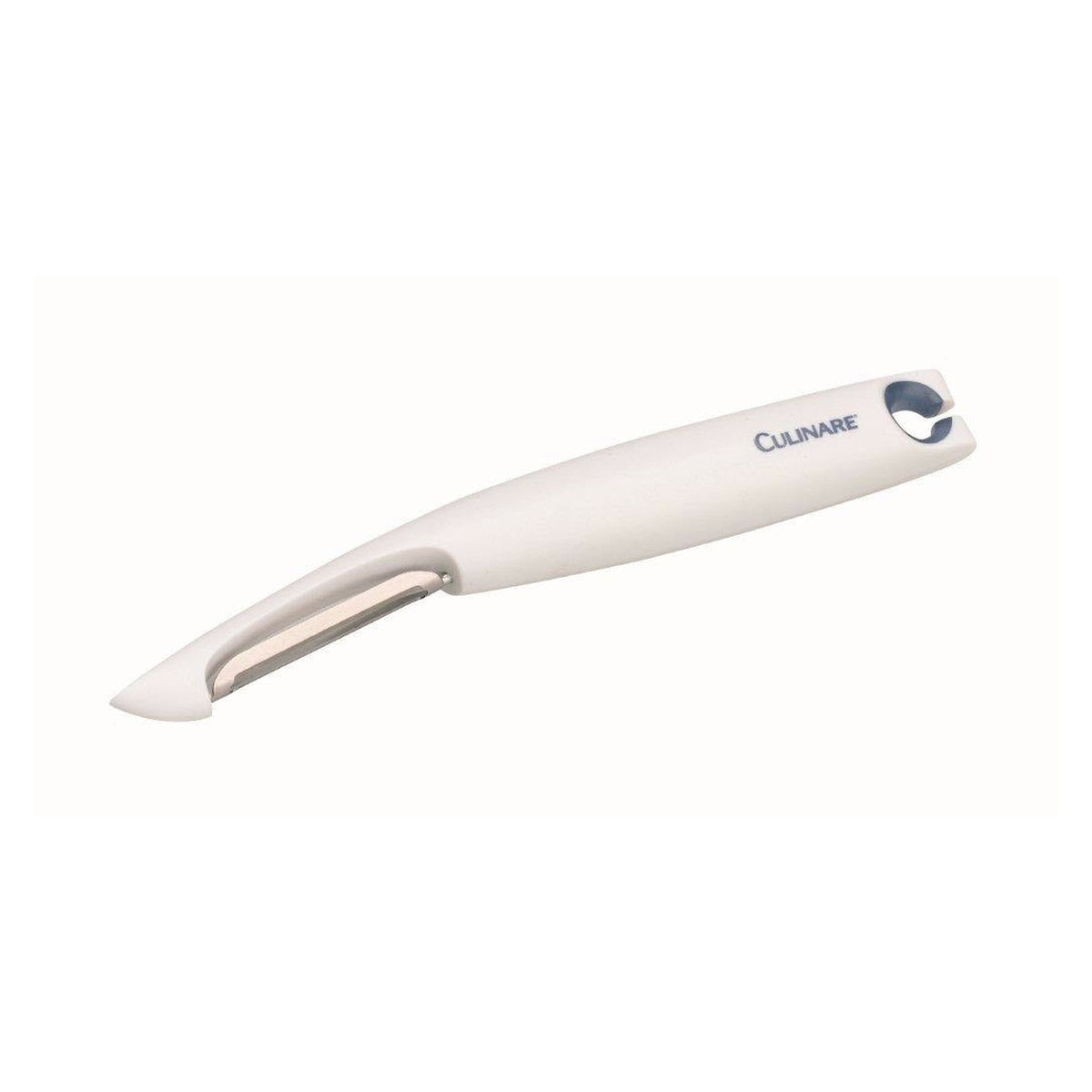 Culinare grey swivel peeler with stainless steel blade