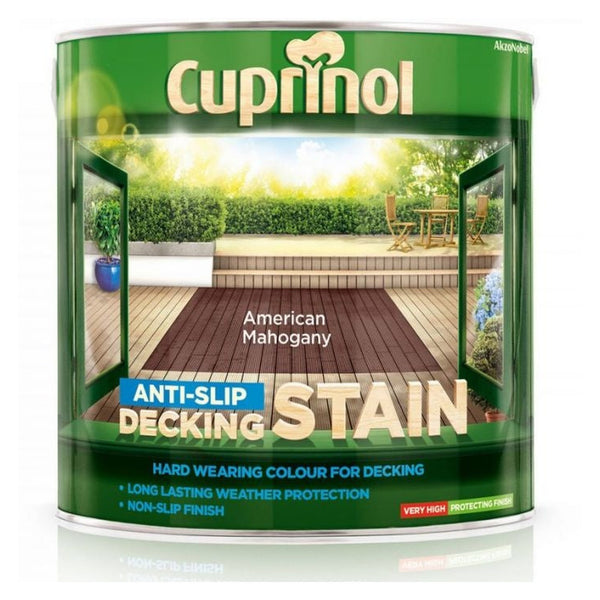 Cuprinol anti-slip decking stain American Mahogany 2.5L