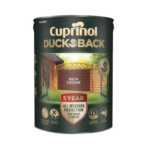 Cuprinol Ducksback Rich Cedar 5L