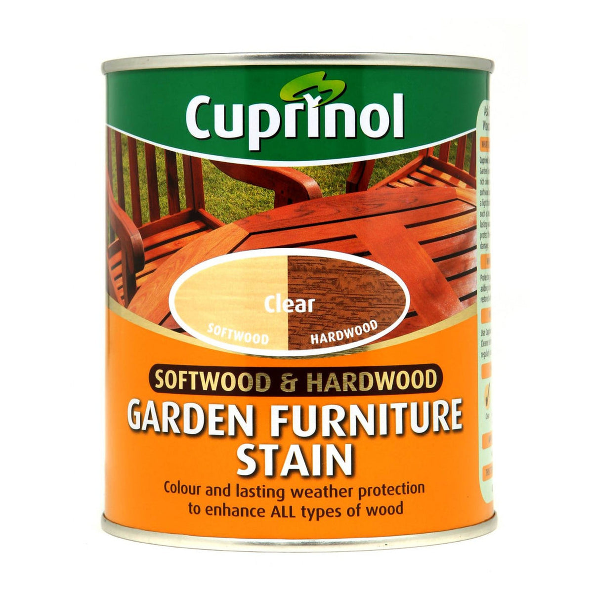 Cuprinol garden furniture stain clear 750ml tin