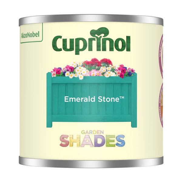 Cuprinol Garden Shades 125ml tin in Emerald Stone