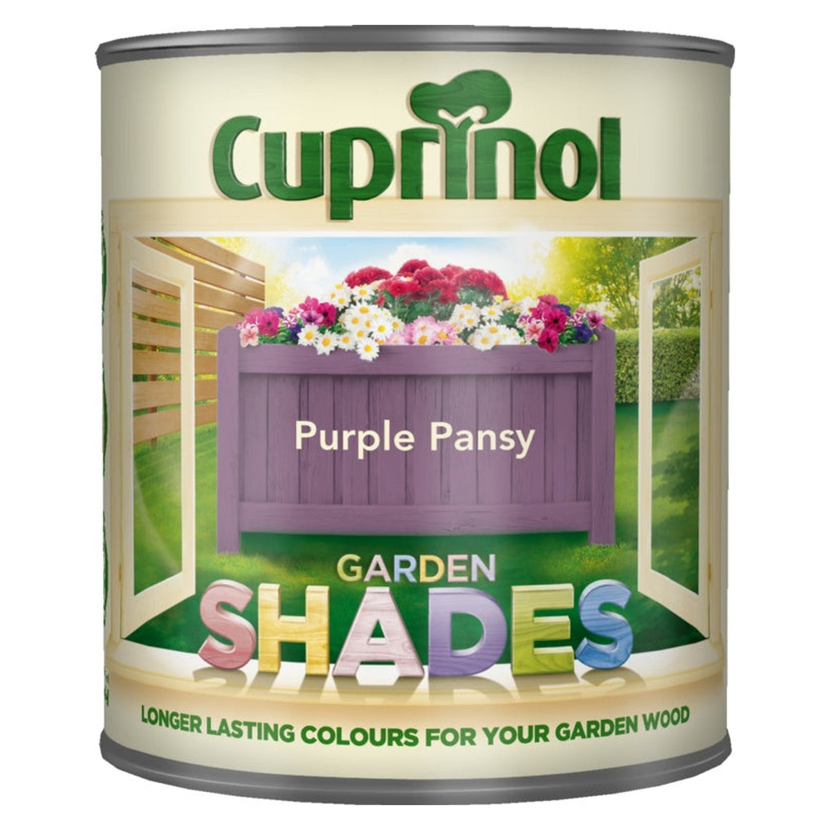 Cuprinol Garden Shades 1L tin in Purple Pansy