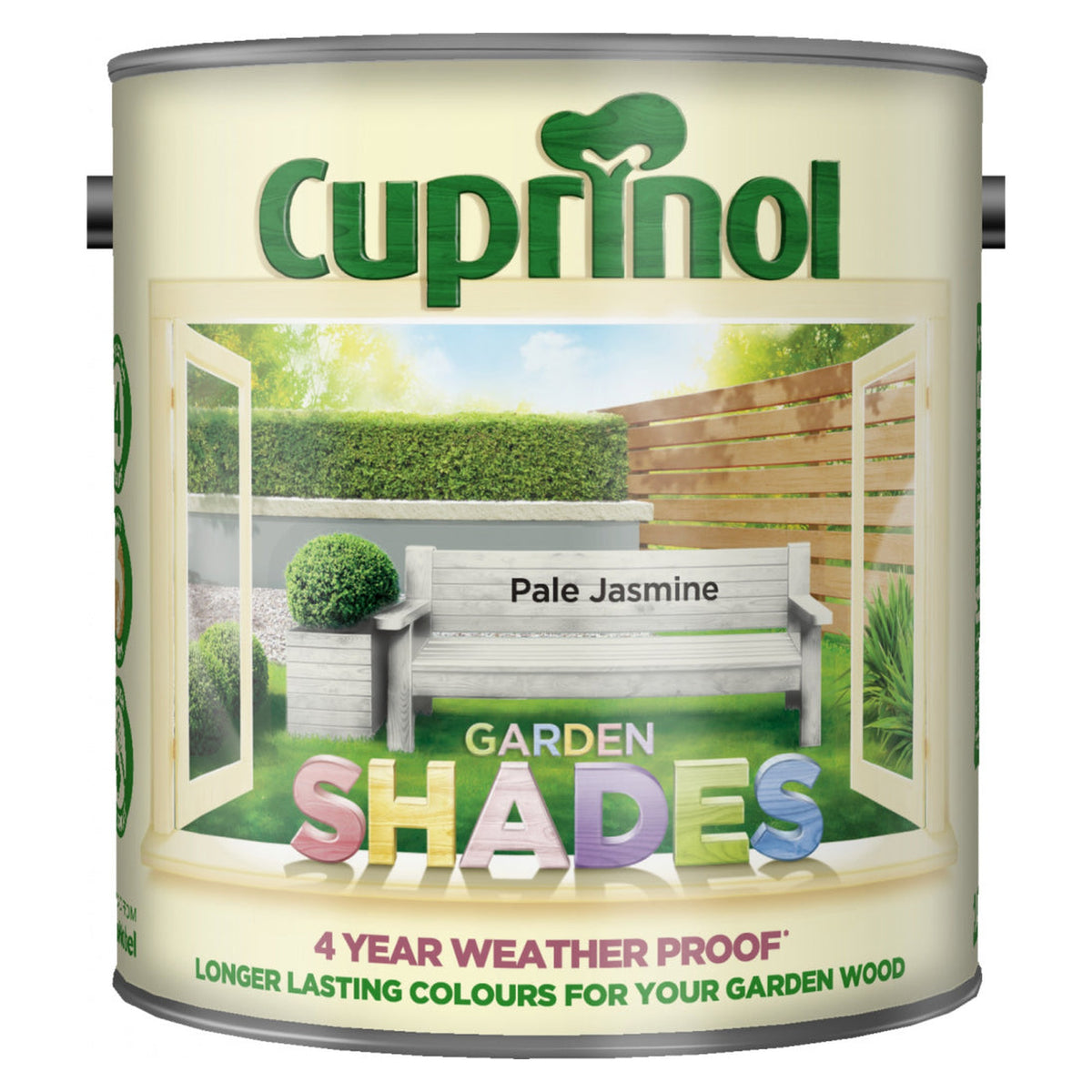 Cuprinol Garden Shades Pale Jasmine 2.5L tin
